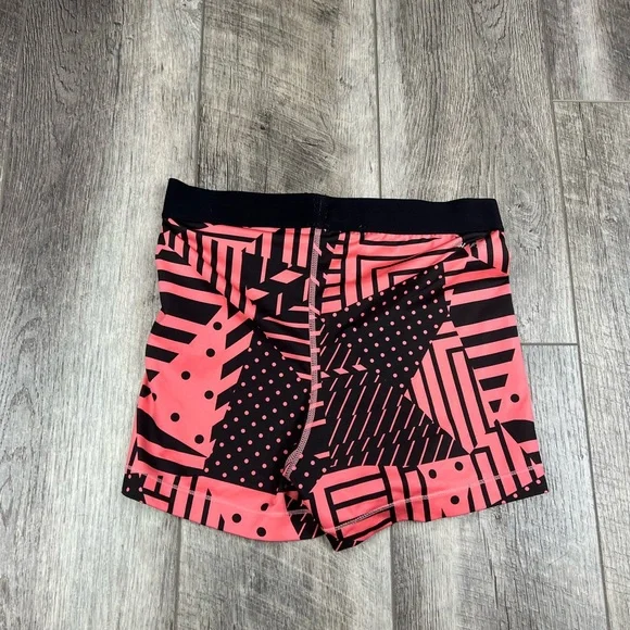 Nike Pro Pink Print Spandex Shorts - Picture 8 of 12